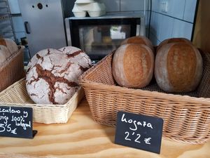 White and rye bread at La Revuelta in Granada