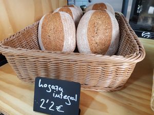 Whole grain bread at La Revuelta in Granada