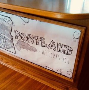 Kitchen counter at The Cherokee Rose Inn in Portland
