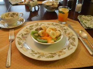 food at The Cherokee Rose Inn in Portland