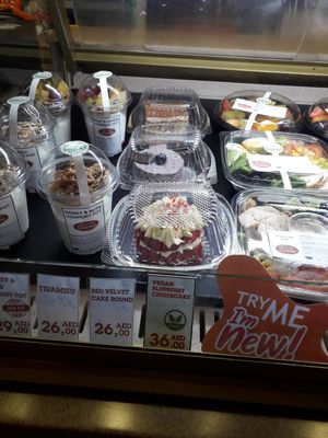 Vegan blueberry cheesecake at AUH - Brioche Doree - T1 in Abu Dhabi