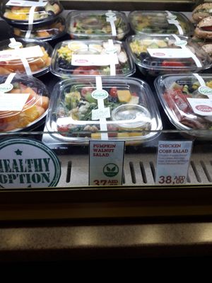 Vegan salad at AUH - Brioche Doree - T1 in Abu Dhabi