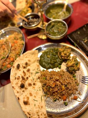My delicious dinner in Indian Mehak Restaurant at Indian Mehak Restaurant & Bar in Yerevan