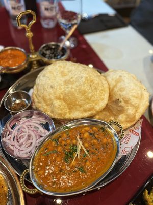 Chole Bhature. Highly recommend! at Indian Mehak Restaurant & Bar in Yerevan