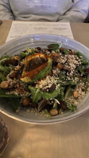 Charred avocado salad  at The Citizen in Alys Beach
