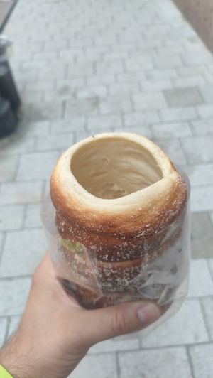 at Fitzkey Chimney Cake in Budapest