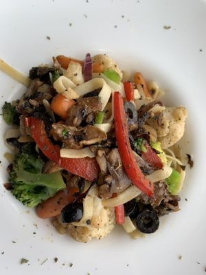 Vegan pasta   at La Barca in Terceira