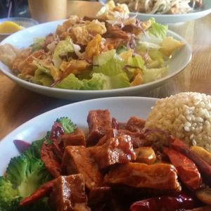 General tsao and salt and pepper at Sipz Fusion Cafe - North Park in San Diego