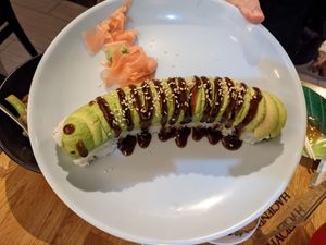 Caterpillar roll at Sipz Fusion Cafe - North Park in San Diego