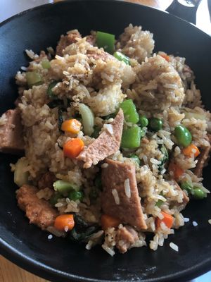 “Beef” fried rice  at Sipz Fusion Cafe - North Park in San Diego