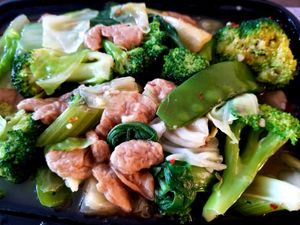 Guru Greens (with vegan abalone!) at Sipz Fusion Cafe - North Park in San Diego