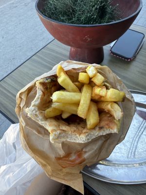   at Smile Gyros in Pefkochori