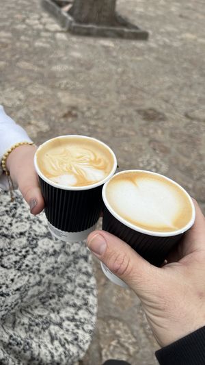 Cappuccino mit Sojamilch   at Barbaflorida Cafè in Valldemossa