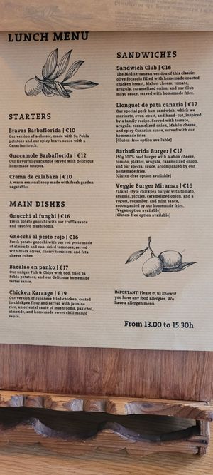  at Barbaflorida Cafè in Valldemossa