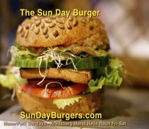 THE Sun Day Burger - Feeling hungry all of a sudden  at Sun Day Burgers - Markthalle Neun in Berlin