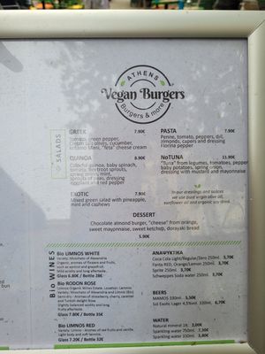  at Athens Vegan Burgers in Athens