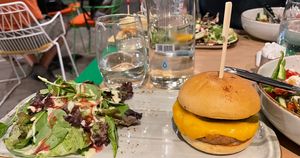 Glutenfree burger 🥹  at Athens Vegan Burgers in Athens