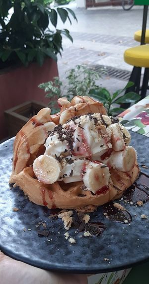 Vegan Waffle at Athens Vegan Burgers in Athens