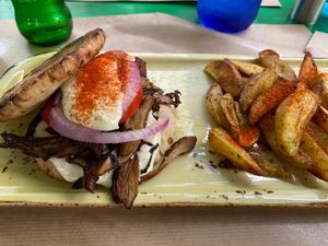   at Athens Vegan Burgers in Athens