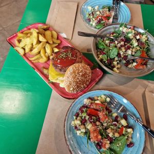  at Athens Vegan Burgers in Athens