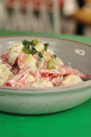 🥗 𝗣𝗢𝗧𝗔𝗧𝗢 SALAD at Athens Vegan Burgers in Athens