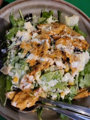 Ceasars salad at Athens Vegan Burgers in Athens