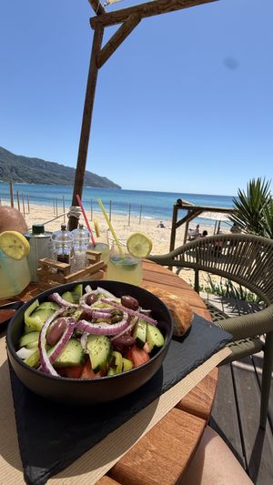 Greek Salad  at San George Food Bar in Corfu