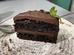 Chocolate cake (best thing here)  at Thank Gourd in Mumbai