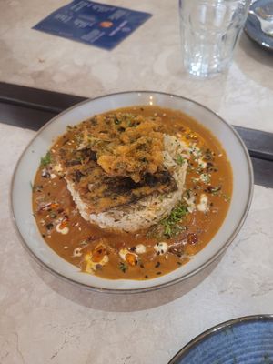 Katsu curry at Thank Gourd in Mumbai