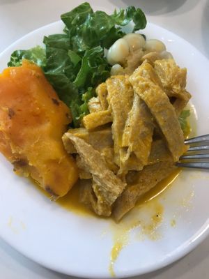 Tiradito at Loving Hut Lince in Lima