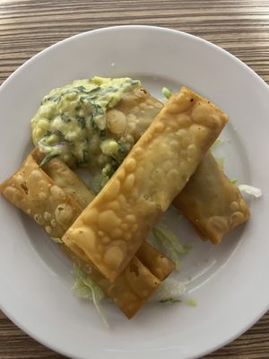 Tequeños   at Loving Hut Lince in Lima