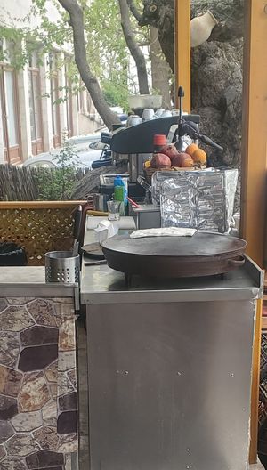 How they made gozleme at Cafe Şafak in Nevsehir