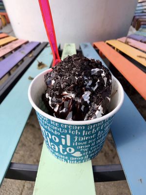 veganer Schokobecher  at Eis Rialto in Bisingen