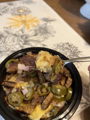 Hashbrown Bite  at NC Bagel Cafe' & Deli in Morrisville