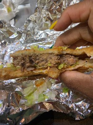 Greasy burger, stomach virus at Mr. Veg'n in Houston