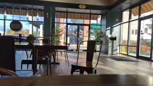 Interior and exit at BARE Blends in Latham