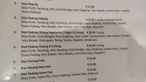 Go for number 4! at Waroeng Padang Lapek in The Hague