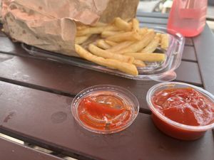 Fries  at Maoz in Delray Beach
