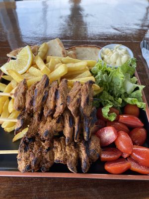 Meatless Skewers   at Pita Fan in Rhodes