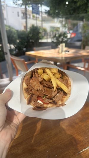   at Pita Fan in Rhodes