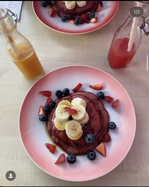 Berry pancakes   at Moak Pancakes - Pijp in Amsterdam