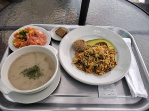 menu del dia, for 18K Pesos at Natural Food Plaza & Rincon Vegetariano in Armenia