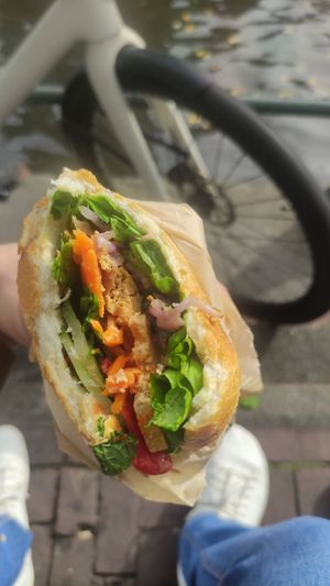 Vegan Banh Mi at Bánh Mì Deli in Amsterdam
