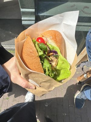 Tofu and Veggies  at Bánh Mì Deli in Amsterdam