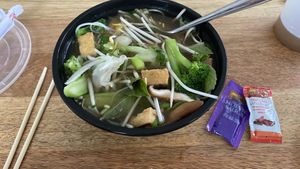 Vegan pho  at Pho Haven in Orlando