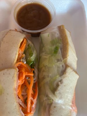 tofu rolls with peanut sauce at Pho Haven in Orlando