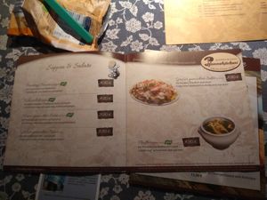 Soups and salads at Pfannekuchen in Hameln