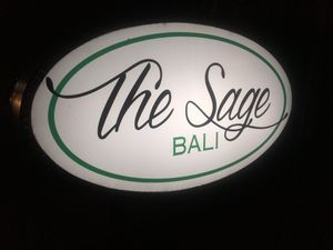 Outside sign   at The Sage Bali in Pemuteran