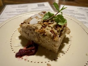 Apple cake  at The Sage Bali in Pemuteran