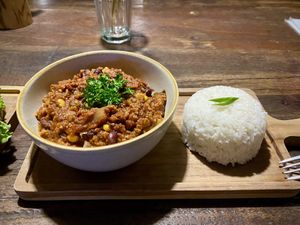 Chilli sin carne  at The Sage Bali in Pemuteran
